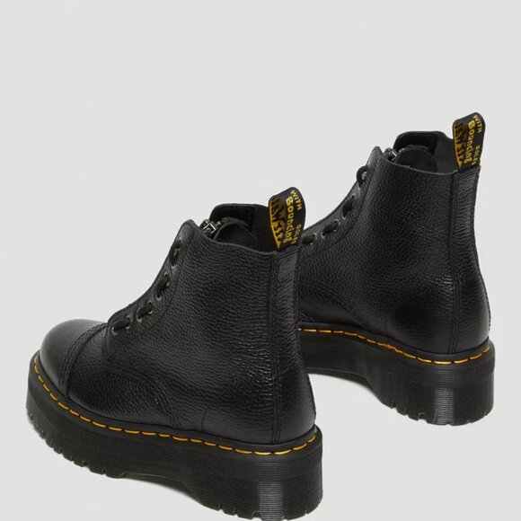 Dr. Martens Sinclair Women’s Leather Platform Boots High Black Size EU 42 - Picture 14 of 16